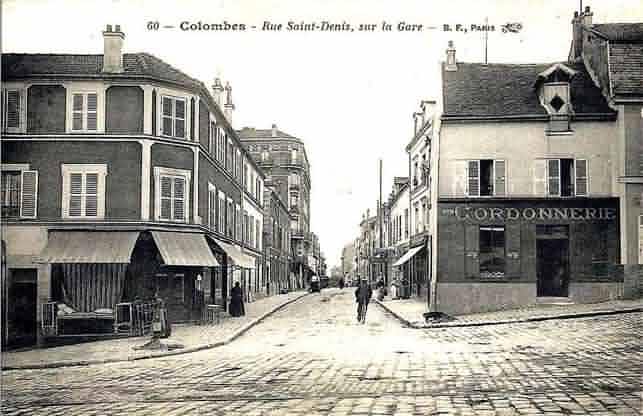 Colombes rue St Denis rue de Verdun 